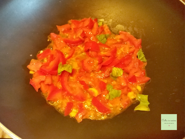 tomato for green beans step