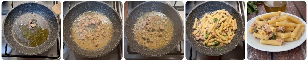 Tuna Pasta in White Sauce