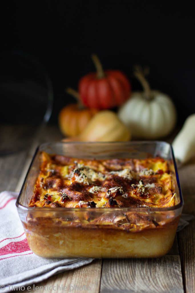 vegan pumpkin lasagna