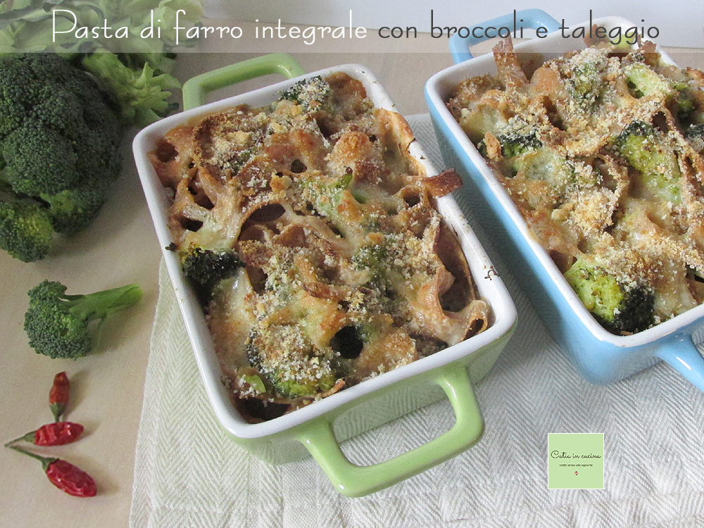 Spelt Pasta with Broccoli and Taleggio DOP