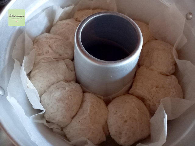 whole wheat bread in the versilia oven - dough to be baked
