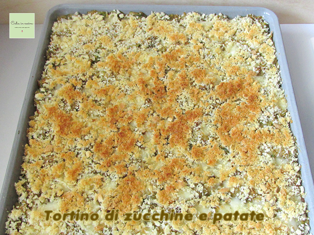 zucchini and potato cake