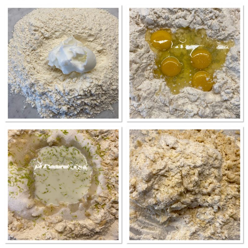 Dunking cookies with lard Sicilian recipe