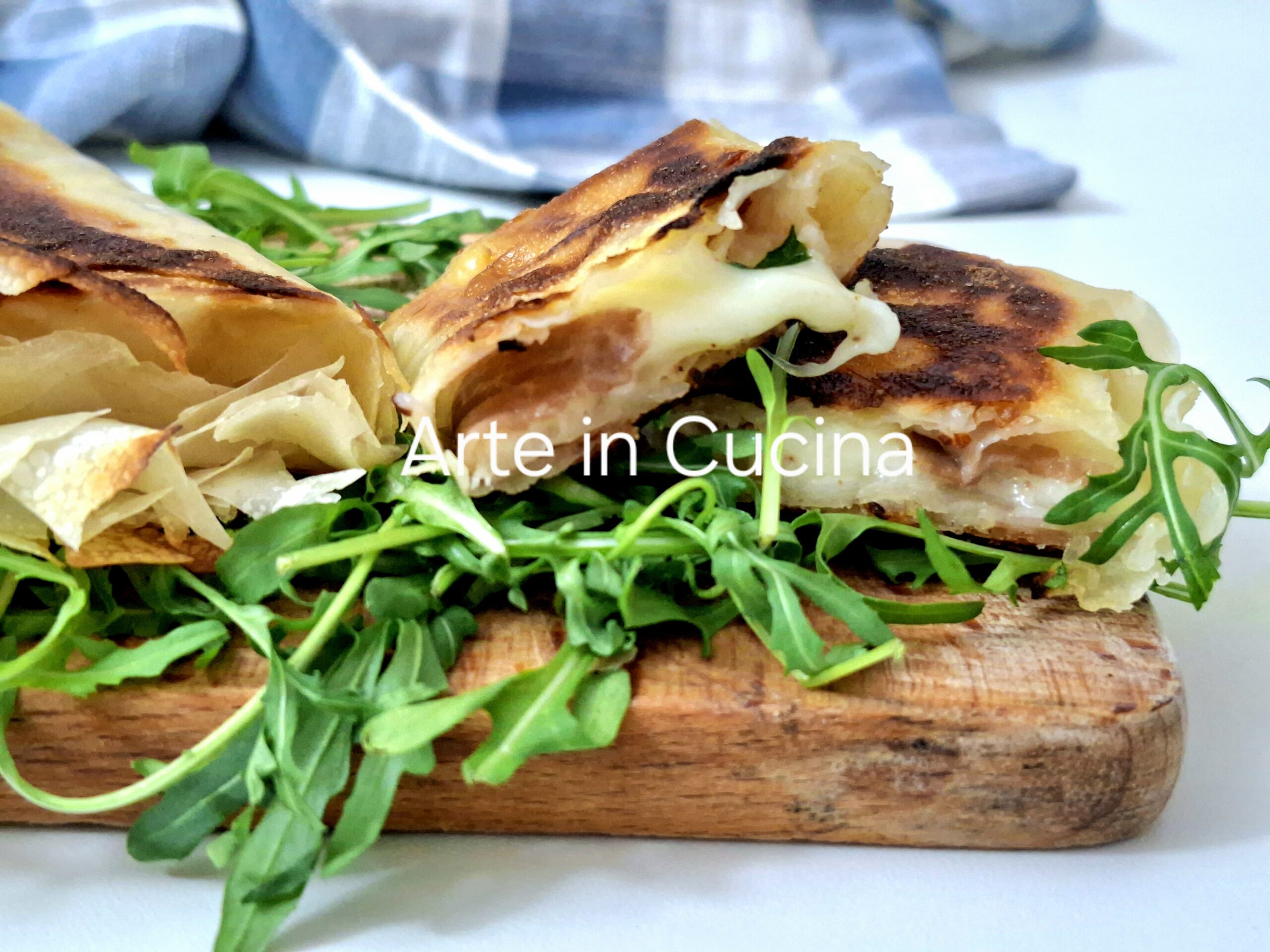 FILLO PASTRY ROLLS with Bacon and Provola