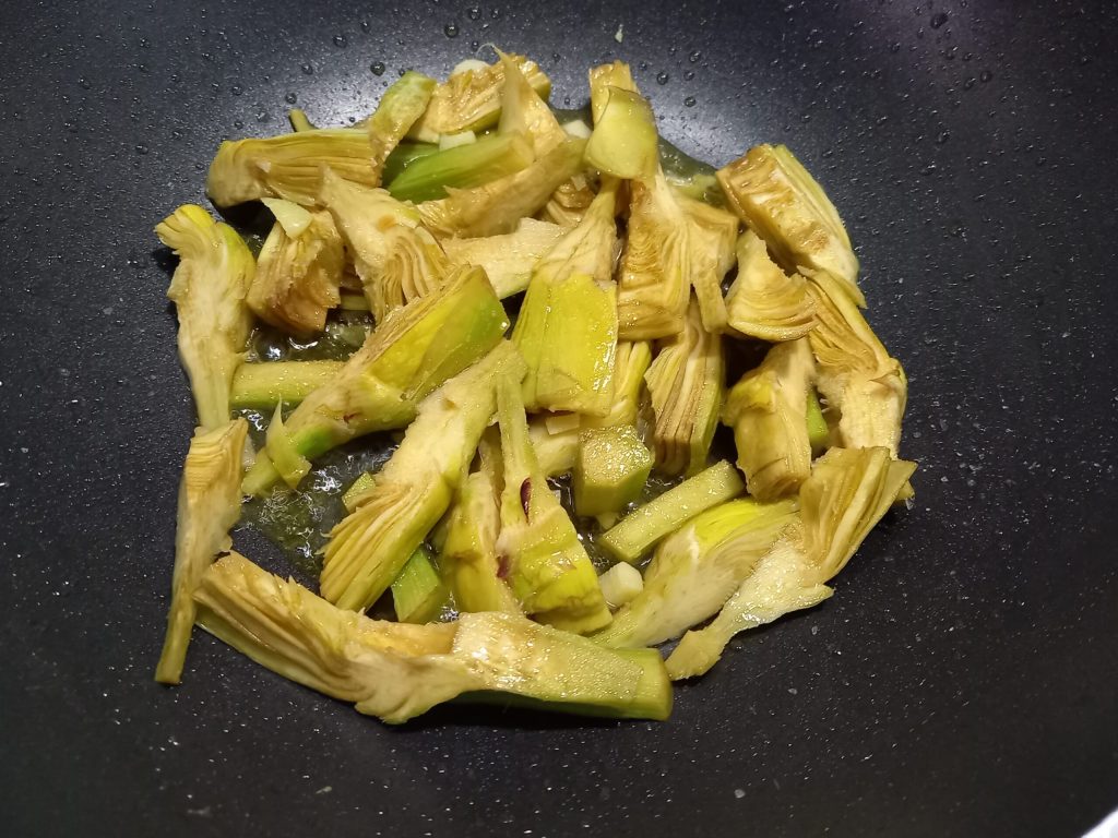 sautéed artichoke hearts