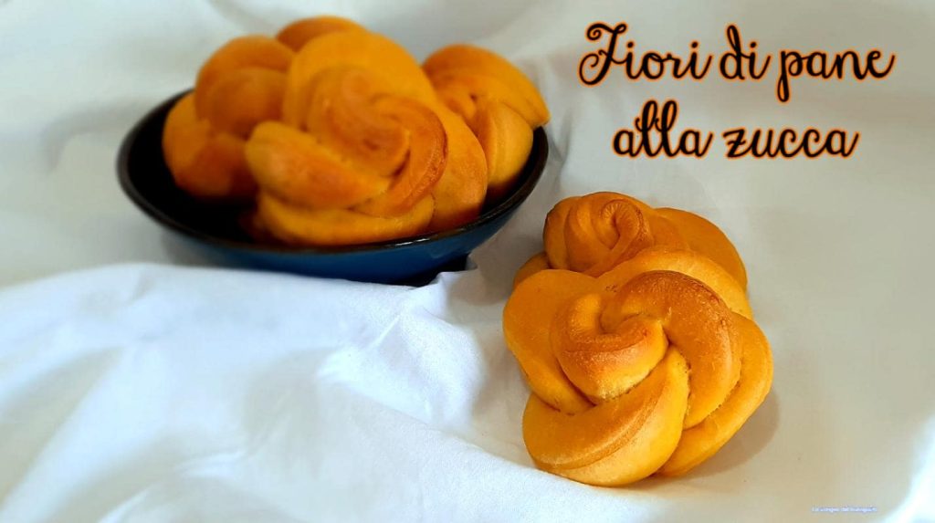 Pumpkin Bread Flowers