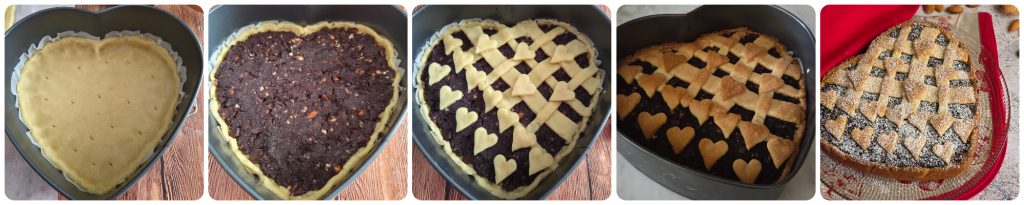 heart cake for Valentine's Day