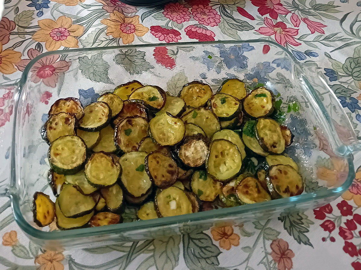 Zucchini alla Scapece in Air Fryer