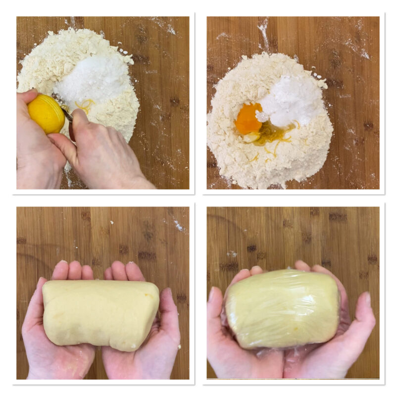 Lemon shortcrust cookies - grandma's recipe