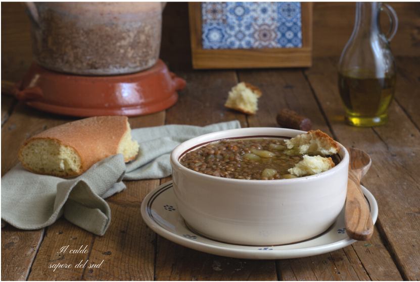 Lentil and potato soup - grandma's recipes
