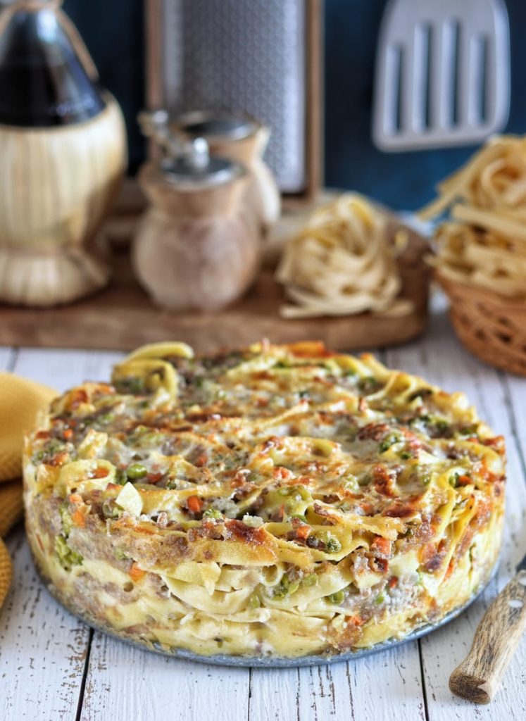 Baked Tagliatelle Pie
