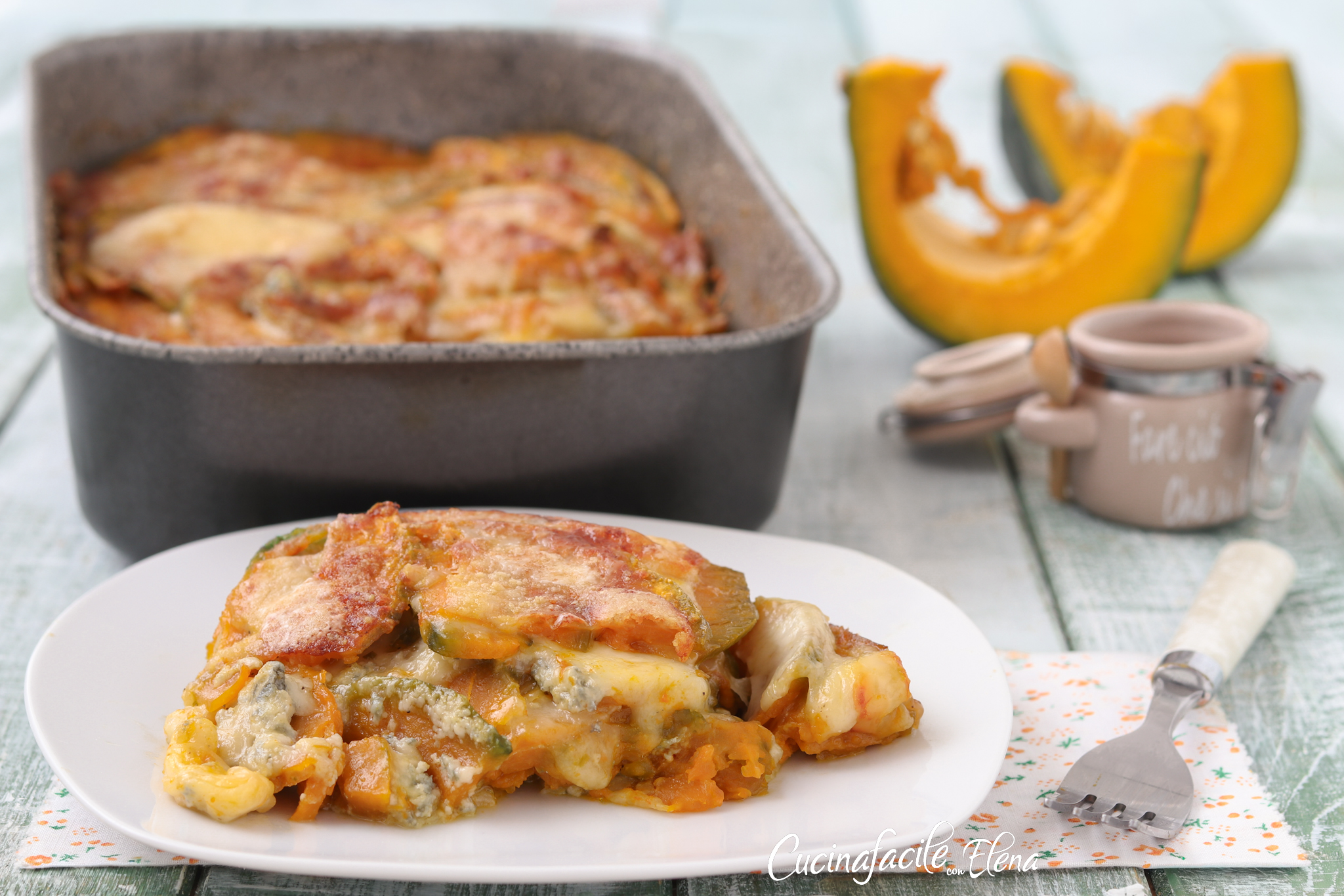 Cheesy Baked Pumpkin