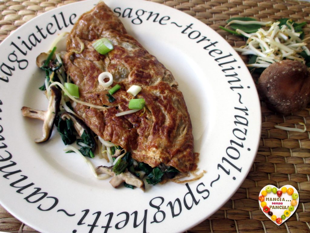 Chinese Style Vegetable Omelette, Mangia senza Pancia