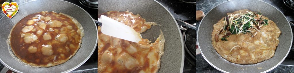 Chinese Style Vegetable Omelette, Mangia senza Pancia