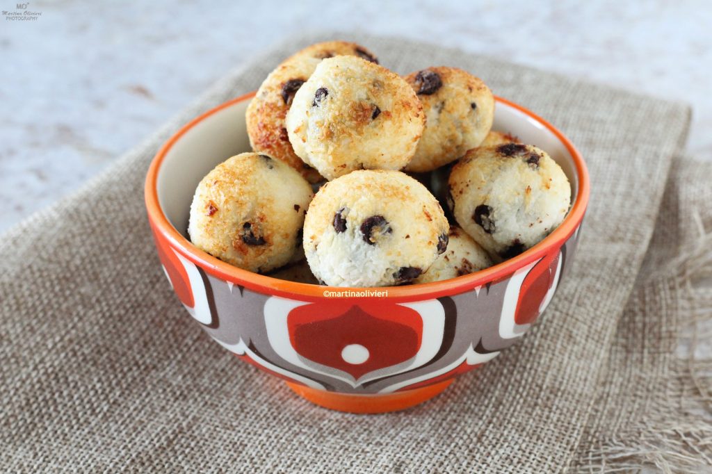 Coconut, Yogurt, and Chocolate Balls