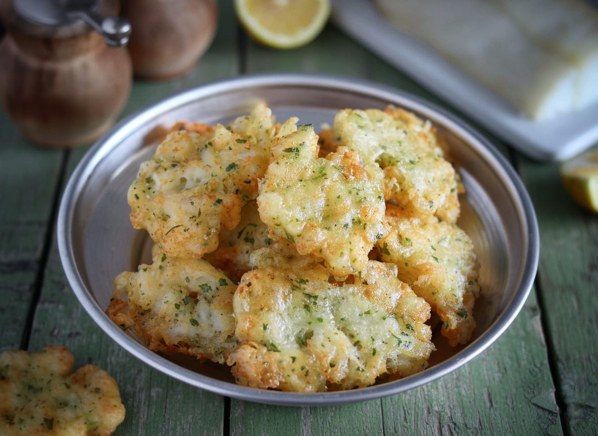 Cod Fritters Without Yeast
