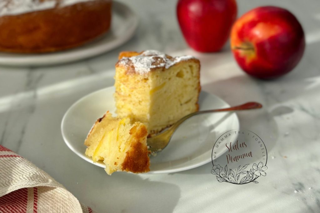creamy apple cake for breakfast