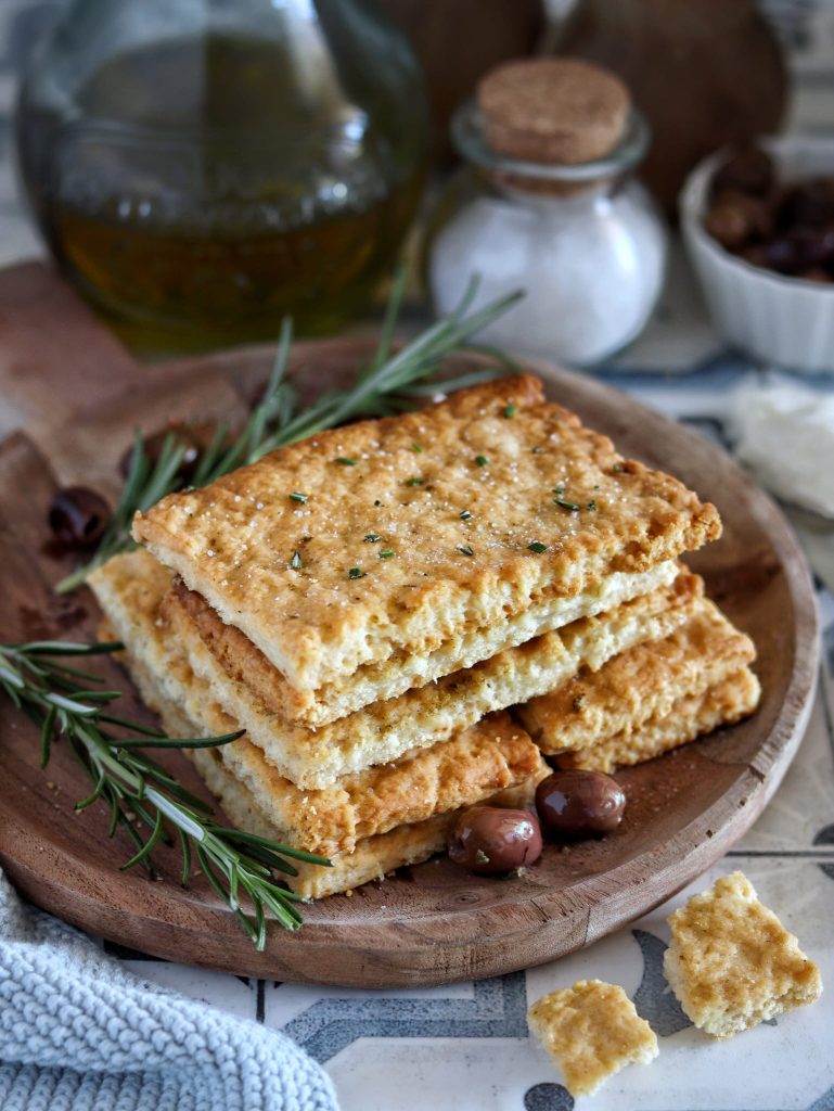 Crunchy Rosemary Flatbreads