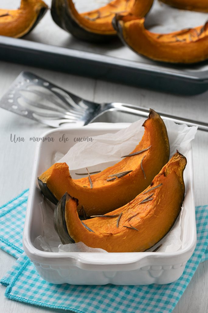 Oven-Baked Pumpkin with Rosemary