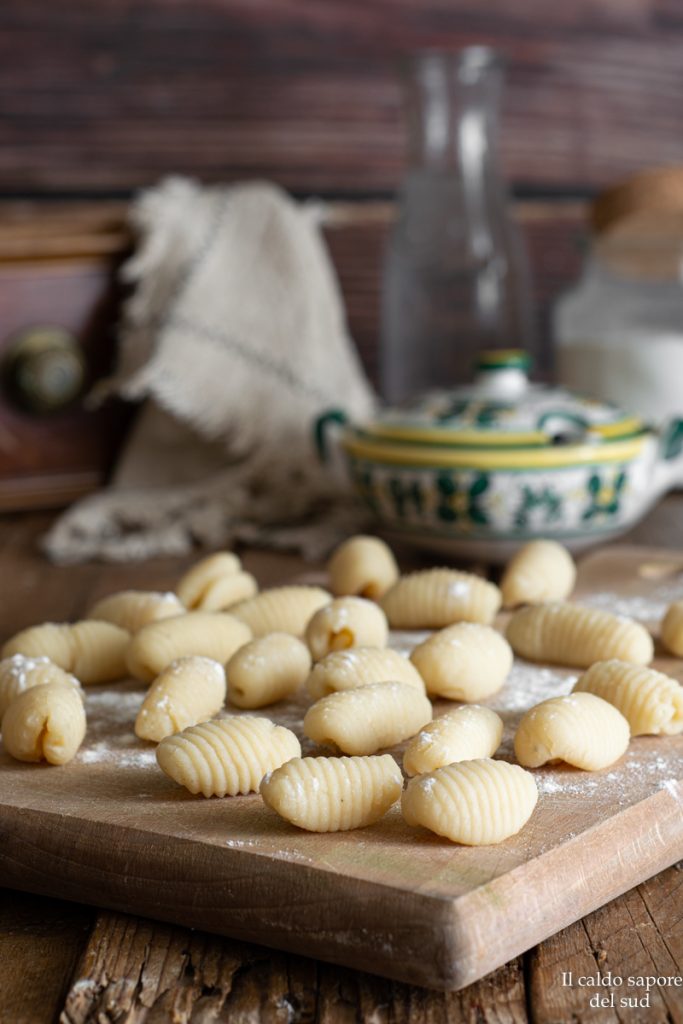 Gnocchi senza patate all'acqua