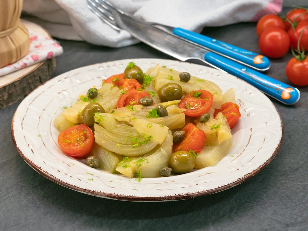 Mediterranean-Style Fennel in a Pan