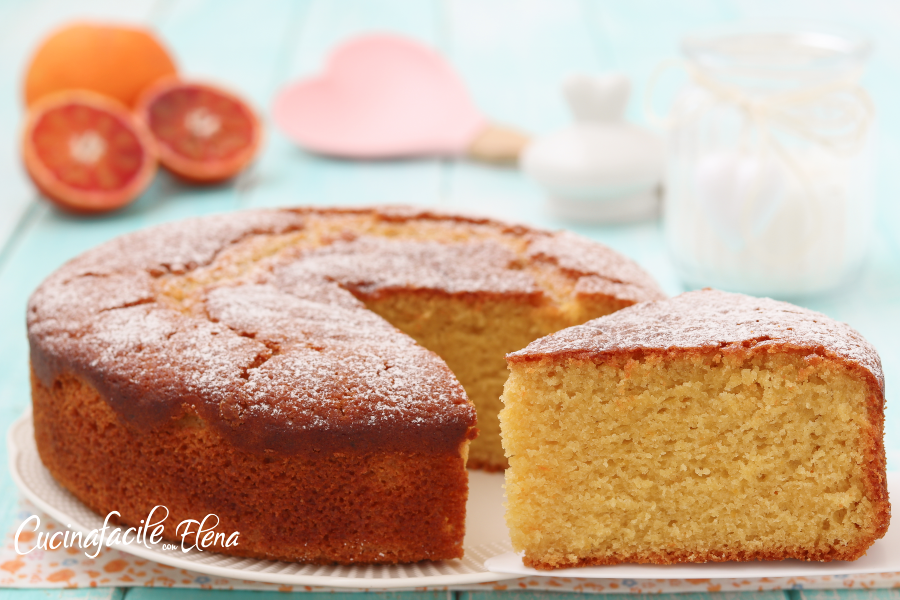 Eggless Orange Cake