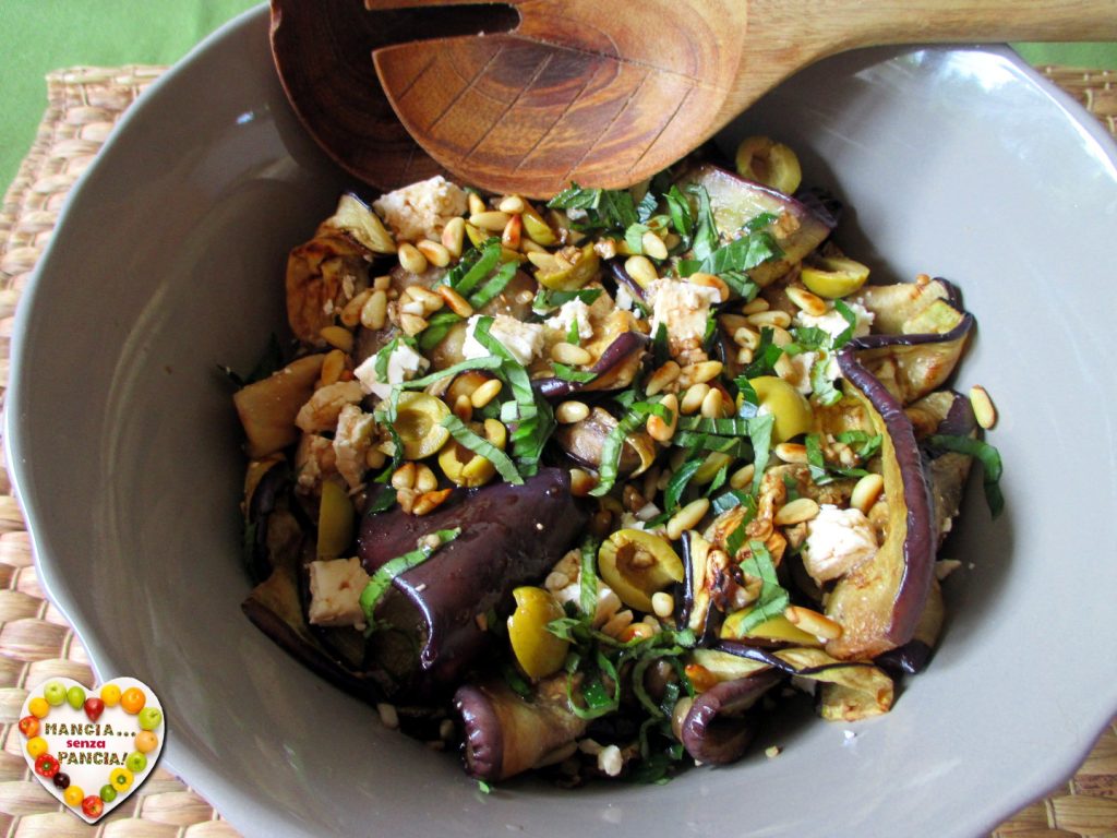 Grilled Eggplant Salad, Eat Without a Belly