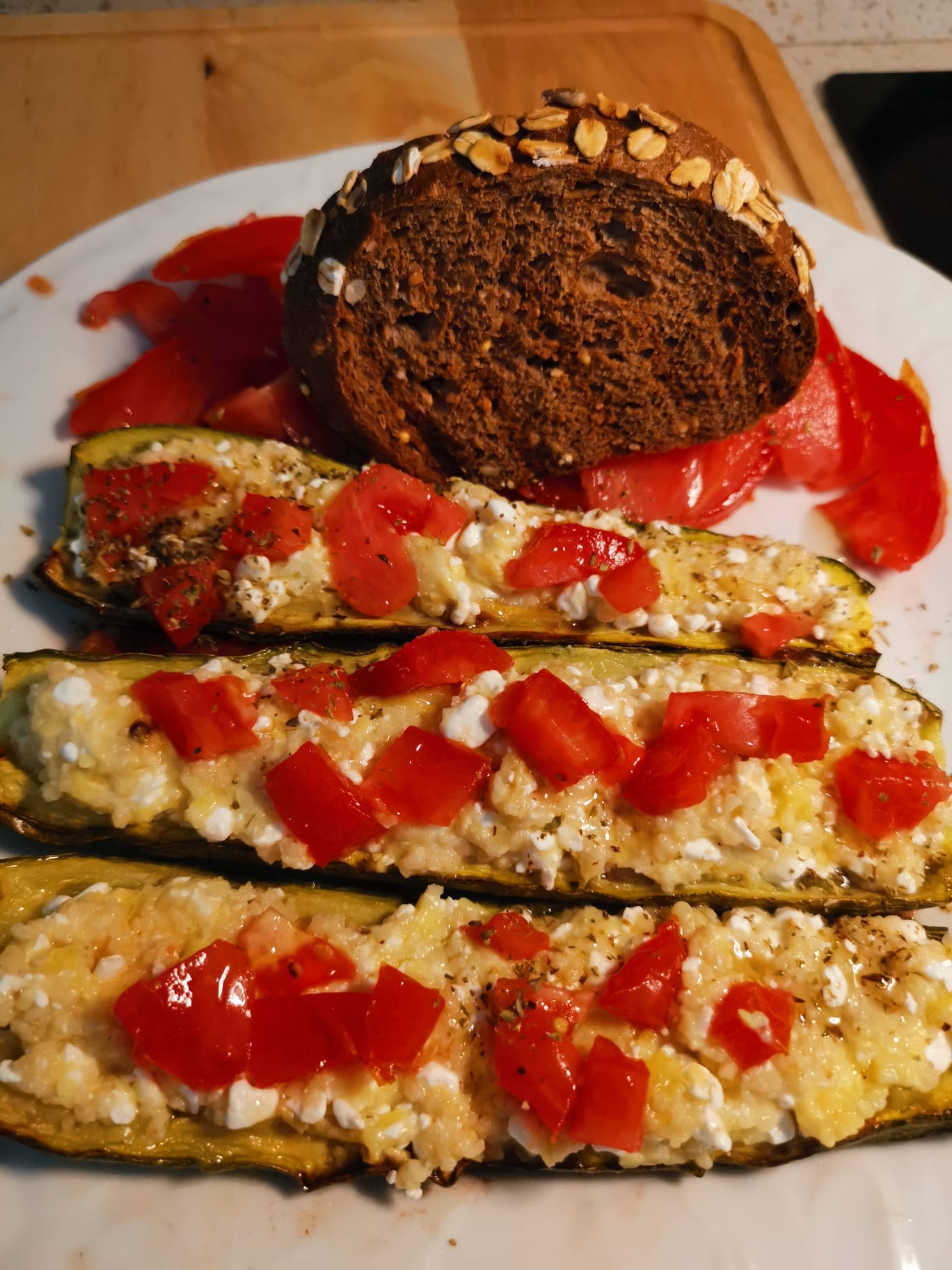 Summer Stuffed Zucchini