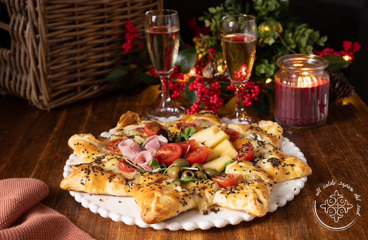 Puff Pastry Christmas Star