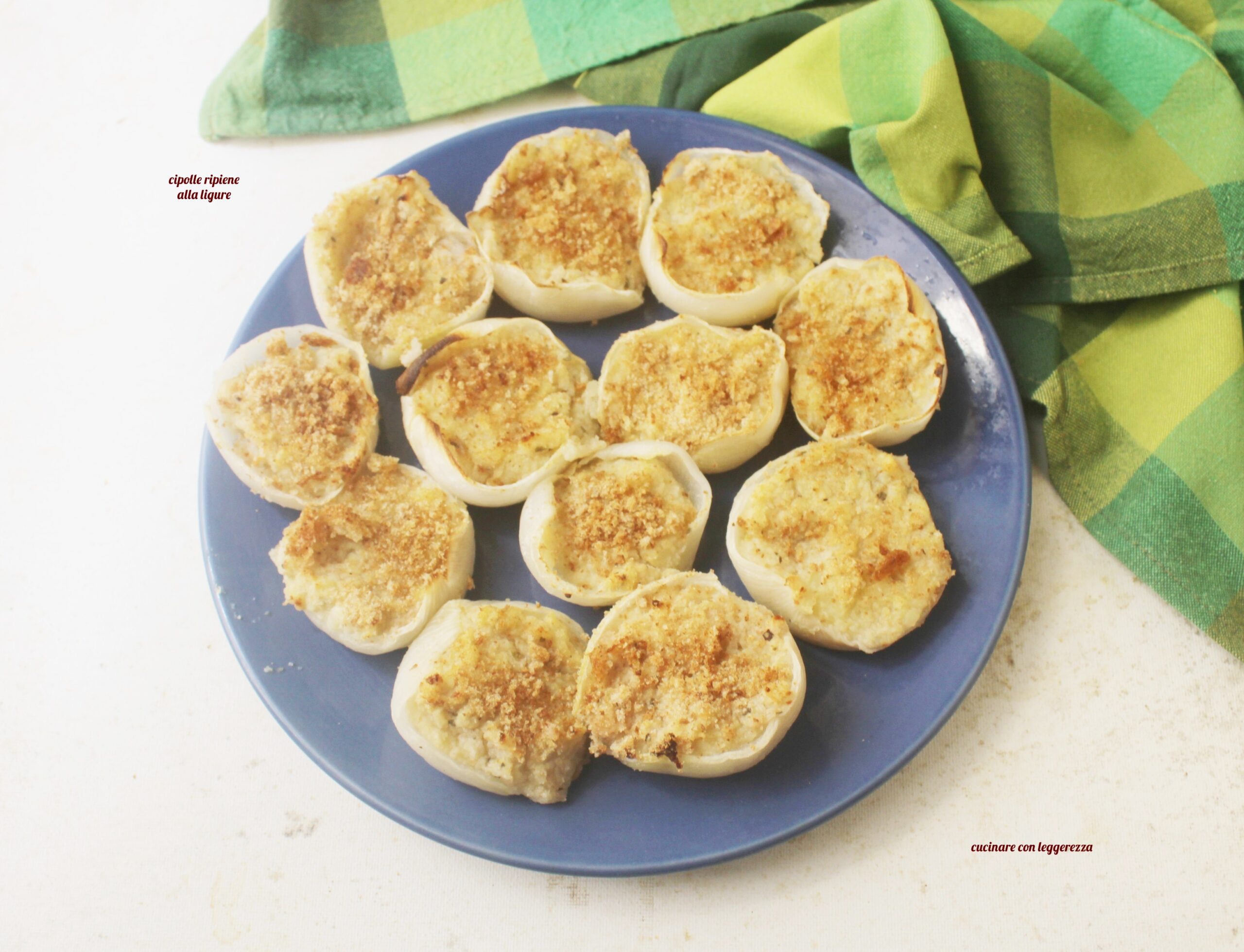 Ligurian Stuffed Onions