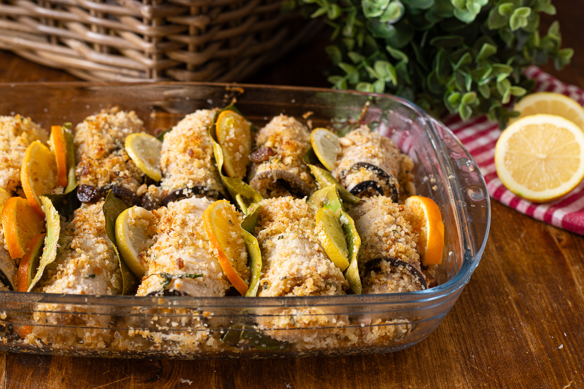 Swordfish Rolls with Citrus