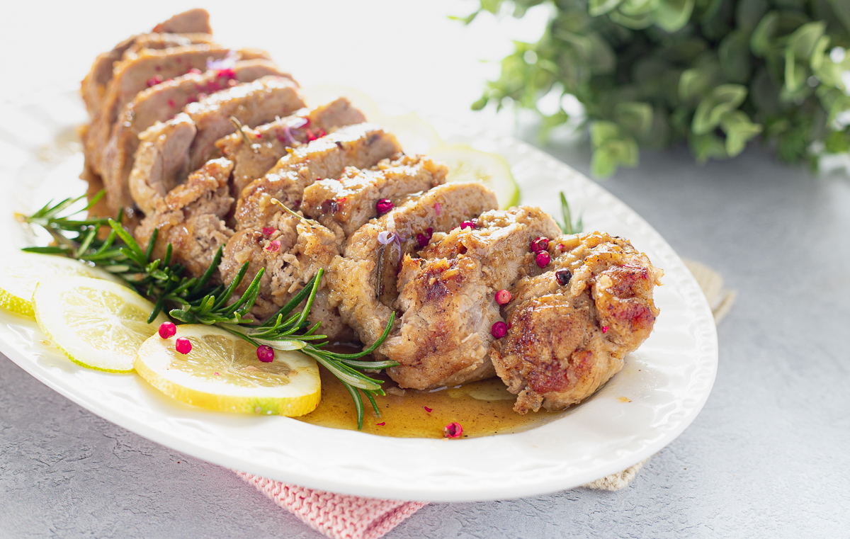 Pork Tenderloin with Lemon and Honey