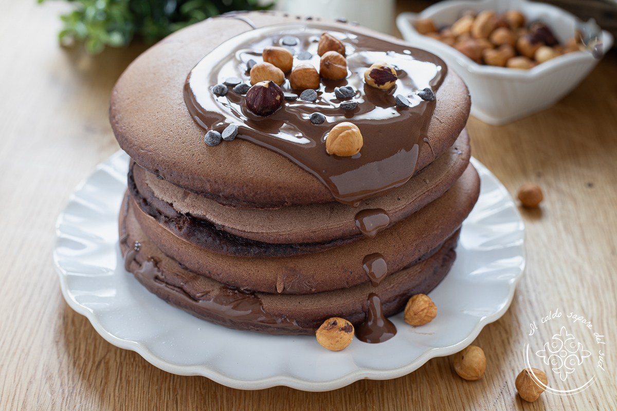 Very Soft Nutella-Stuffed Pancakes