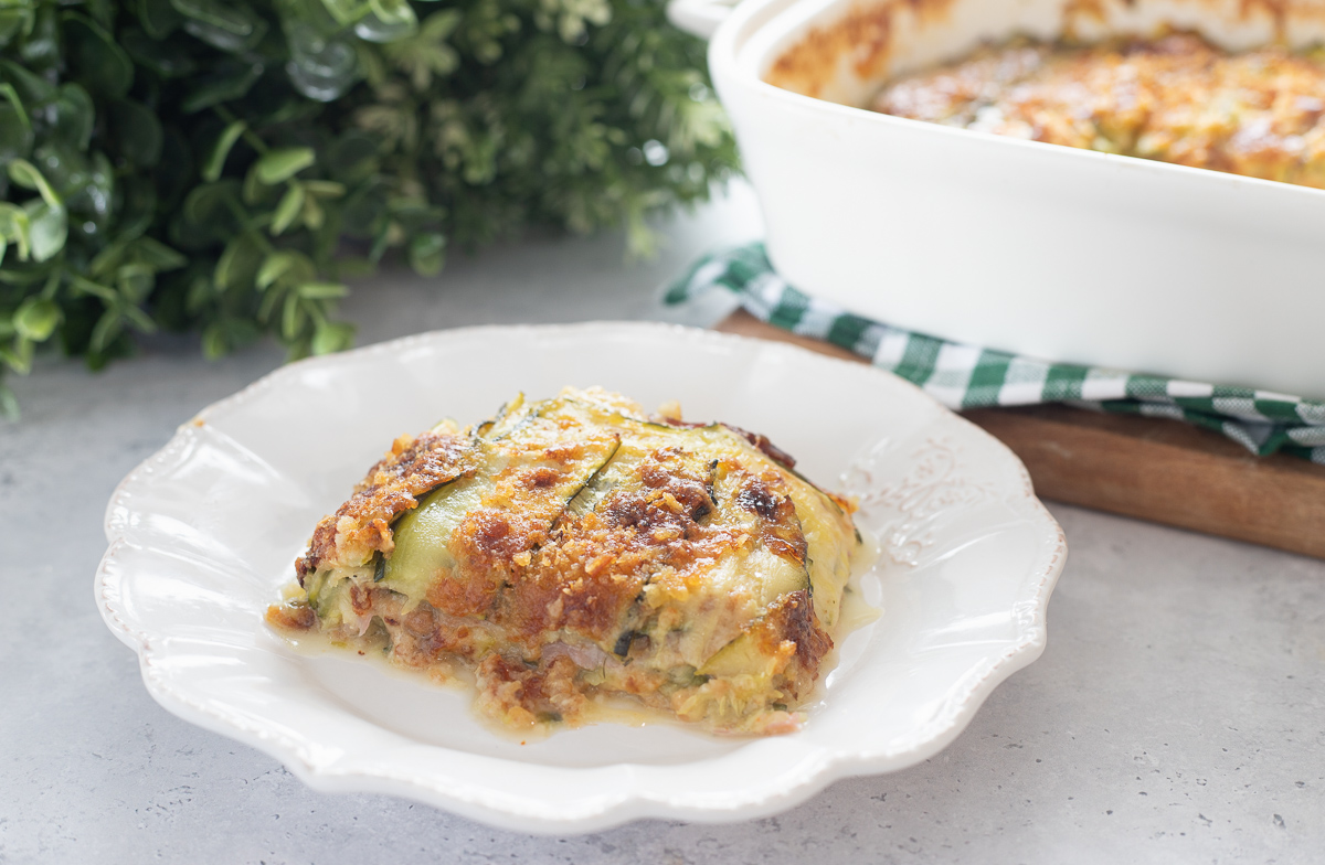 Zucchini lasagna without pasta