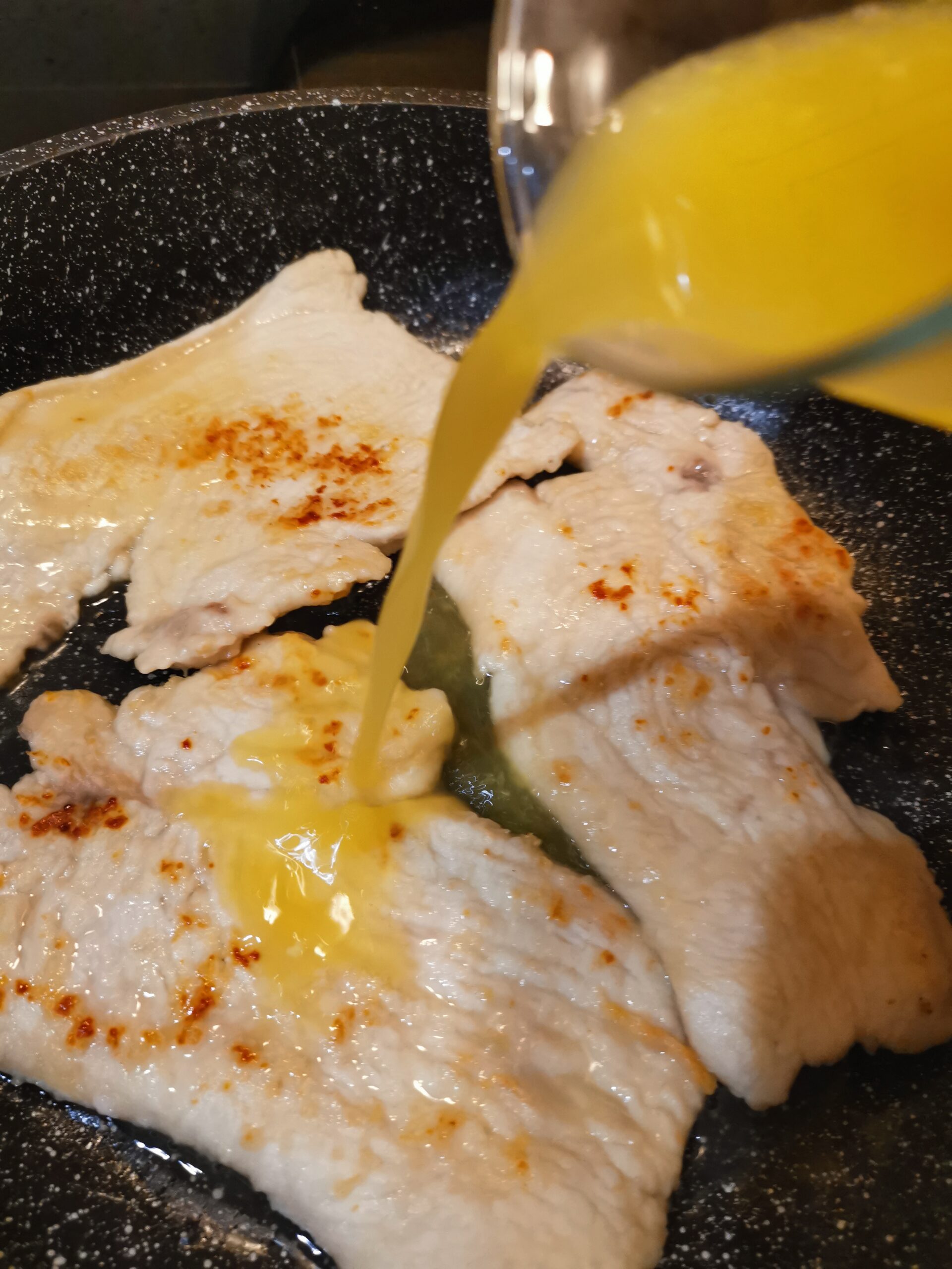 Turkey Slices with Orange