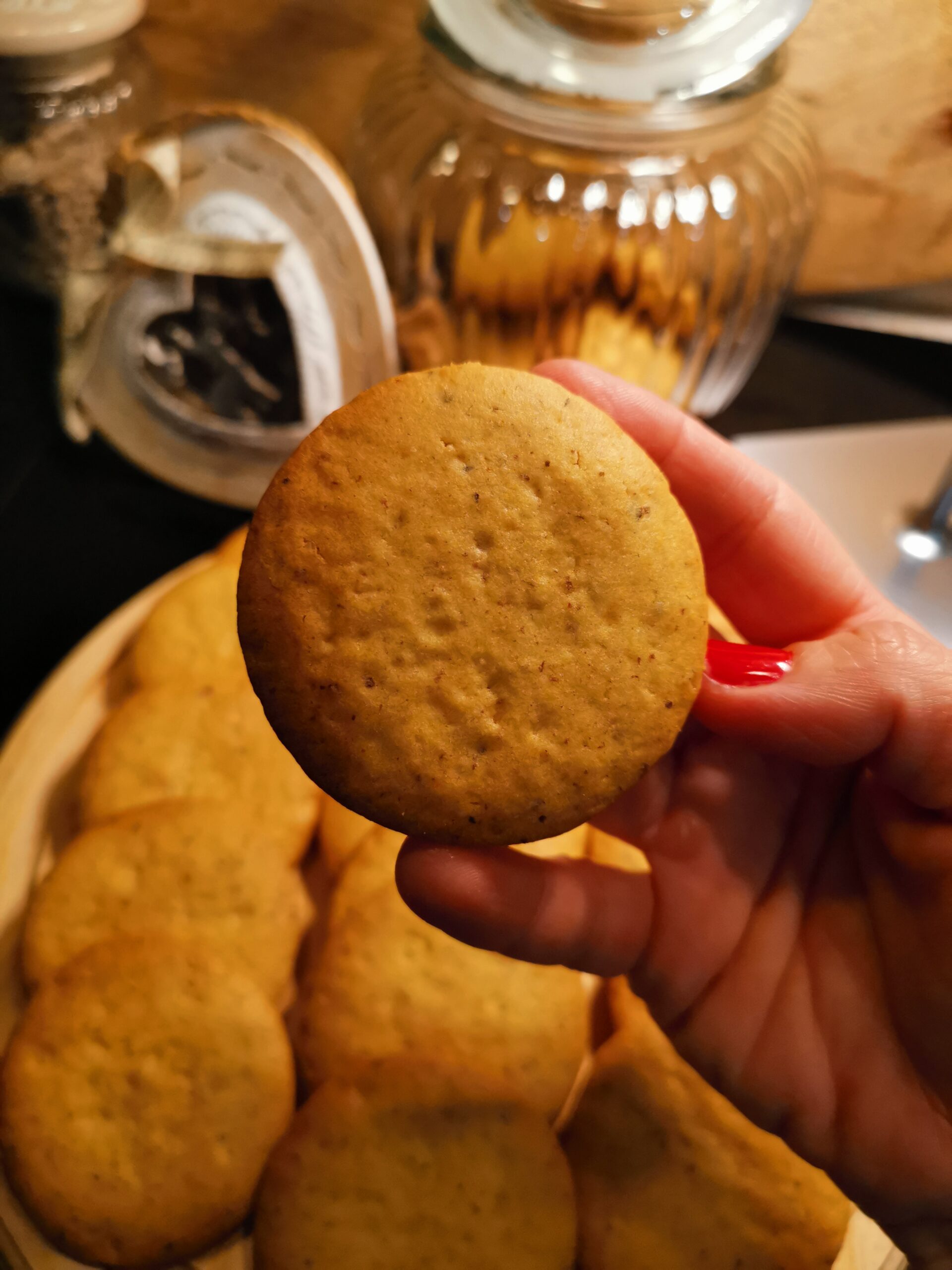 Turmeric and Hazelnut Cookies