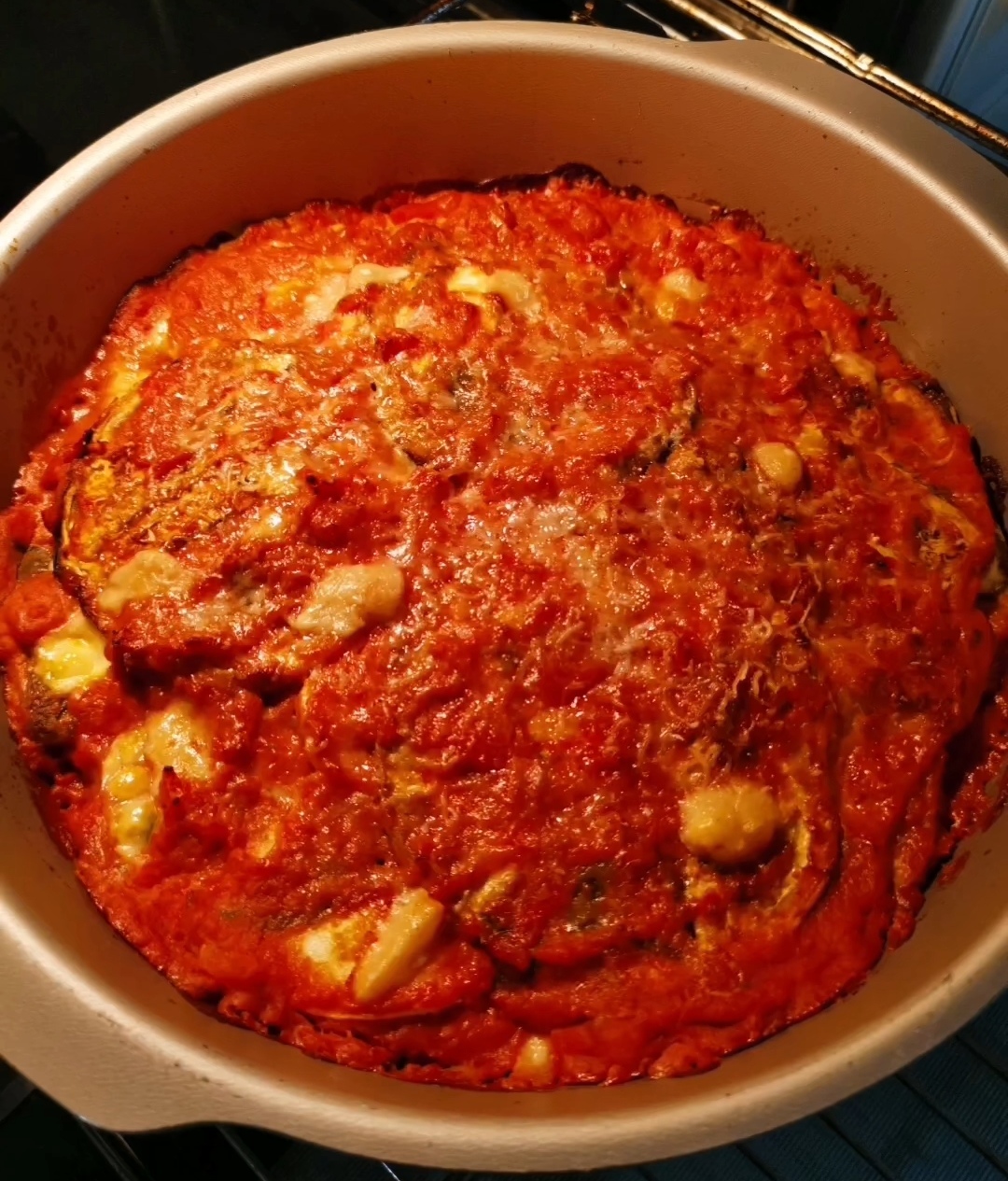 Eggplant and Egg Tortino