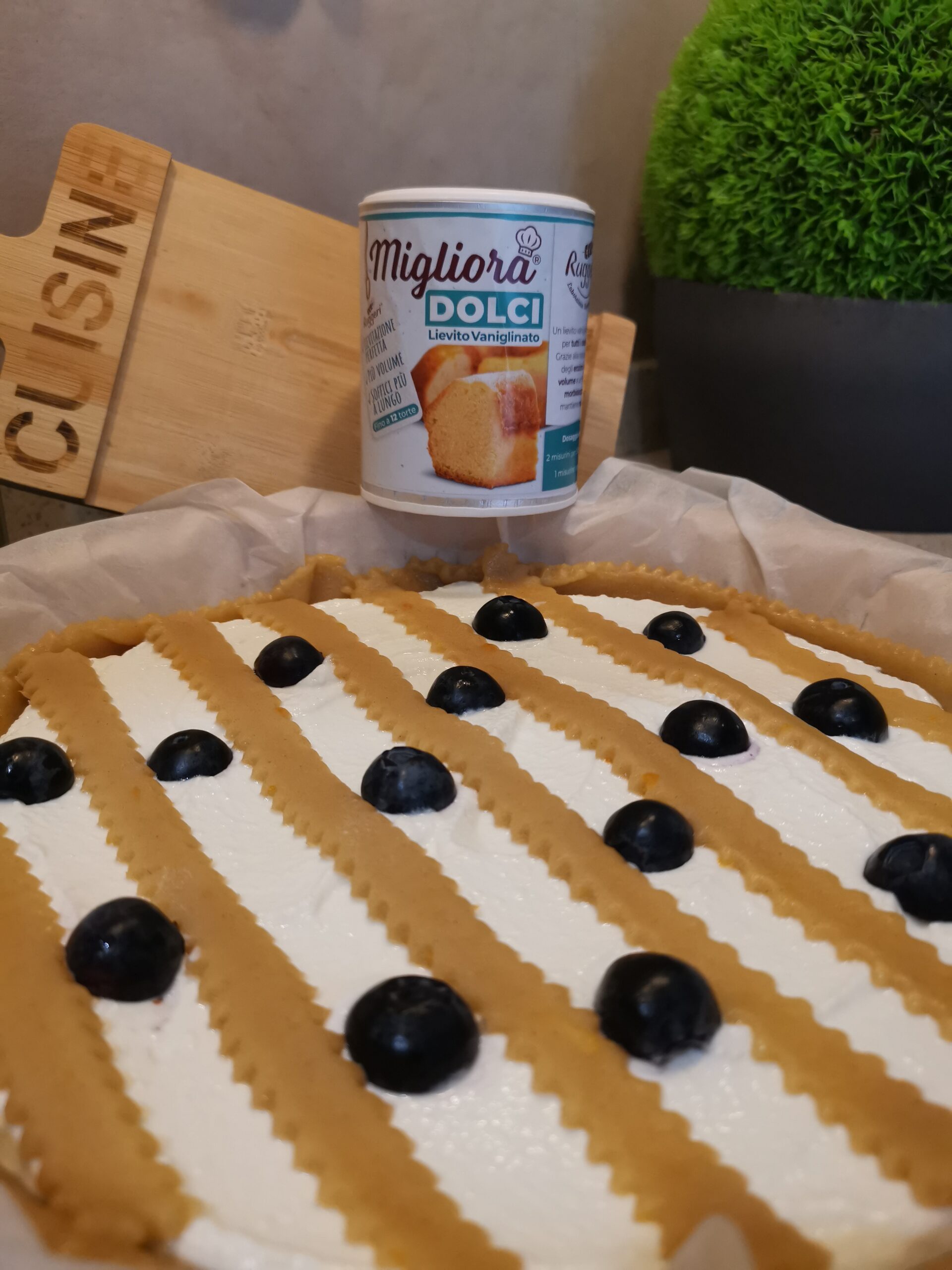 Ricotta Yogurt and Blueberry Tart