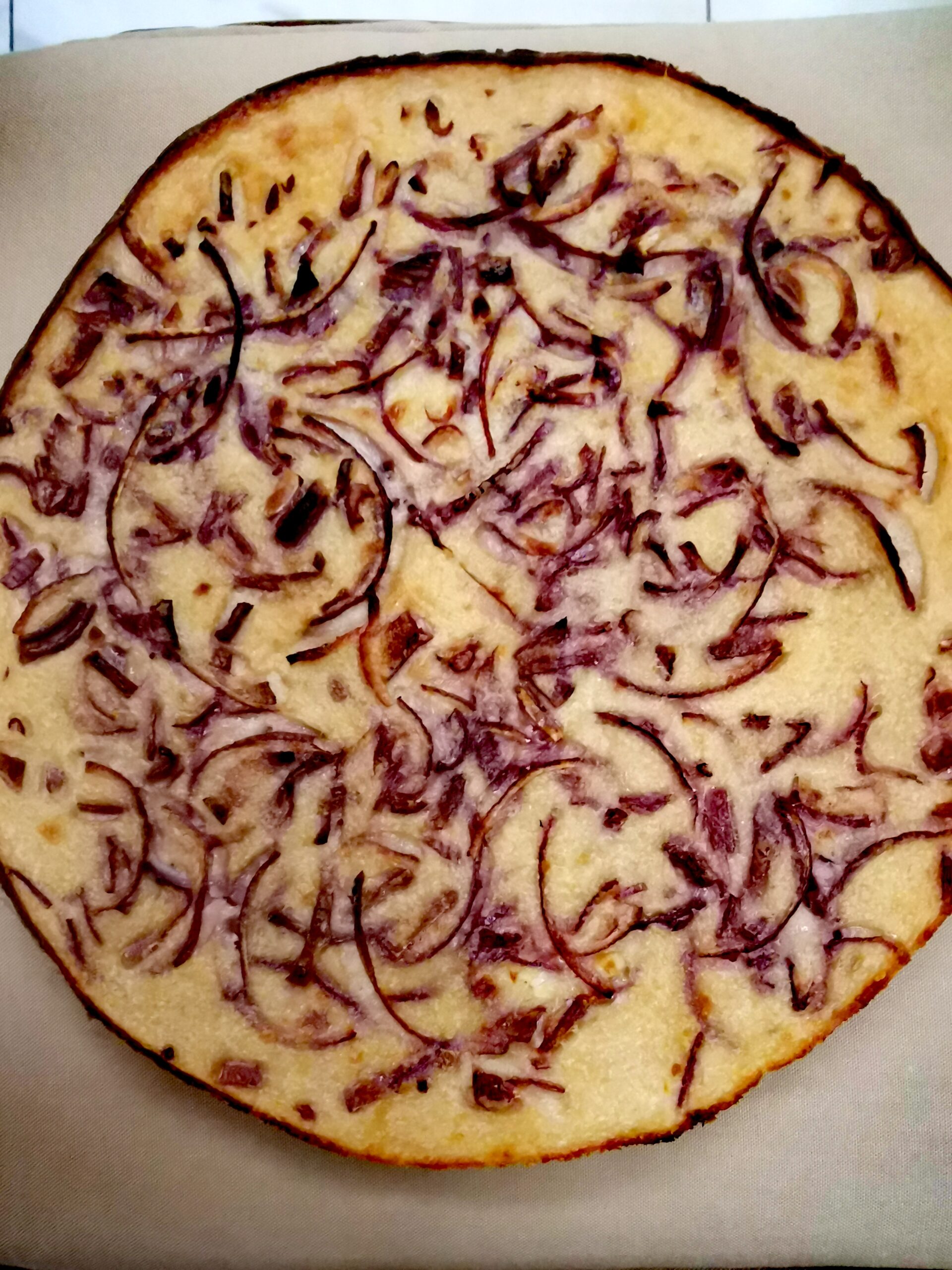 White Farinata with Onions