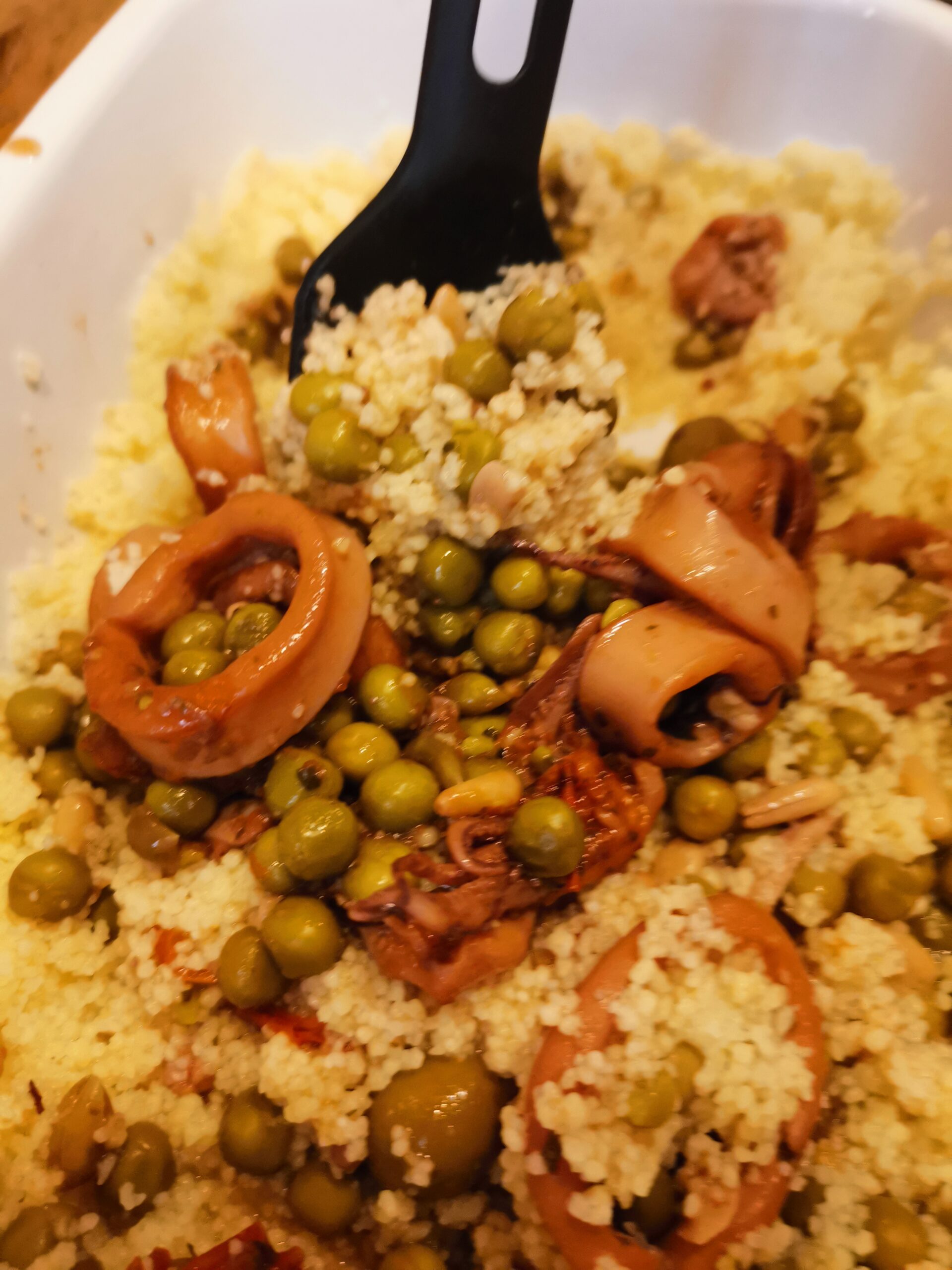 Couscous with Squid