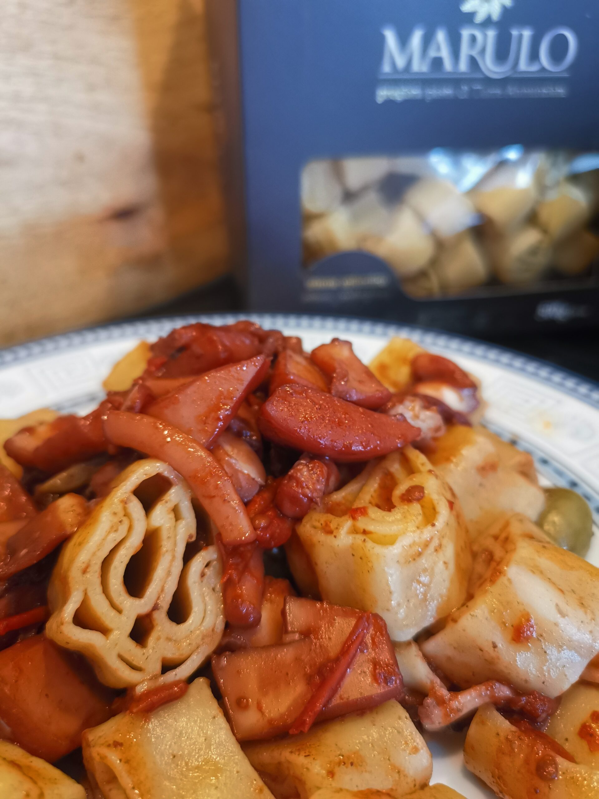 Pasta with Cuttlefish and Cherry Tomatoes
