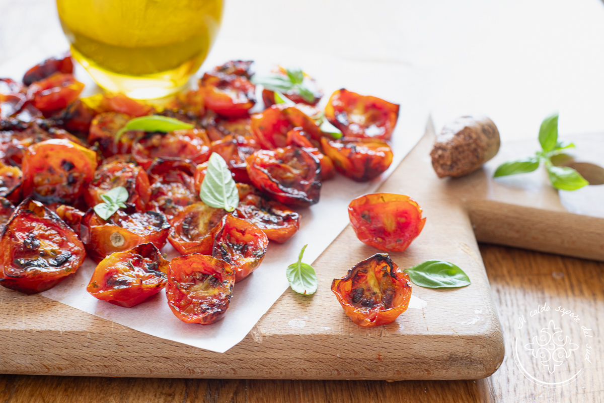 Quick Confit Cherry Tomatoes in the Air Fryer