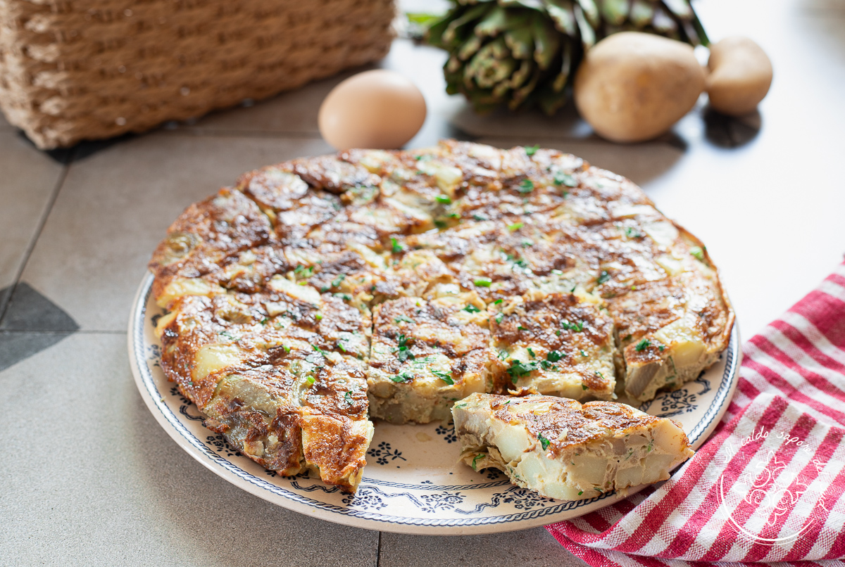 Artichoke and Potato Frittata