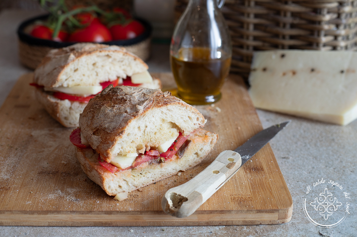 Sicilian pane cunzato