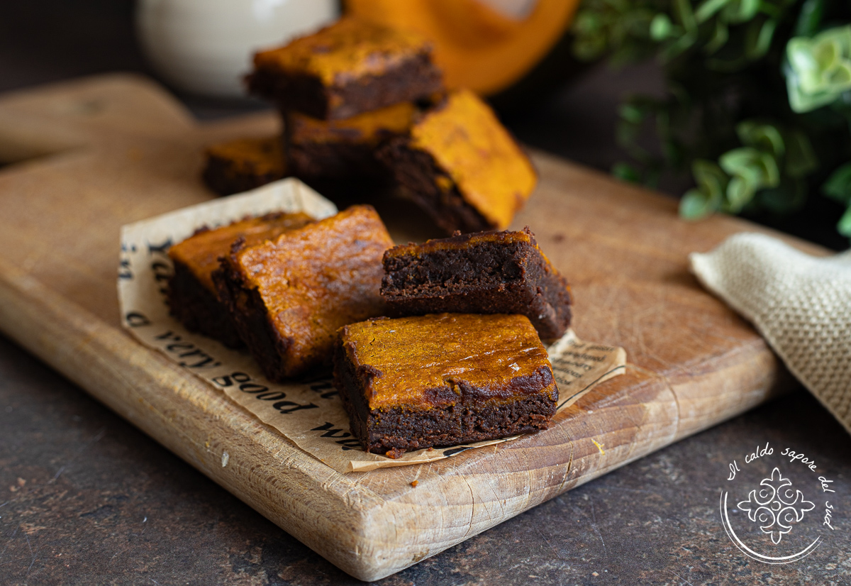 Pumpkin and Chocolate Brownies