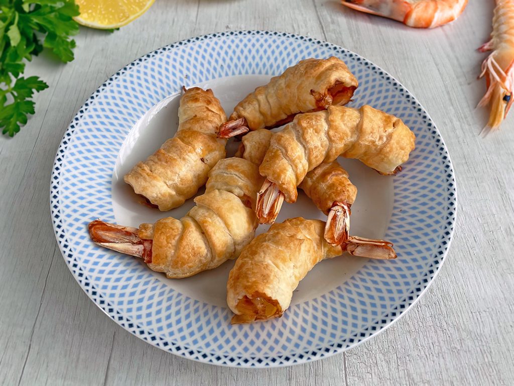 Shrimp in Puff Pastry in Air Fryer