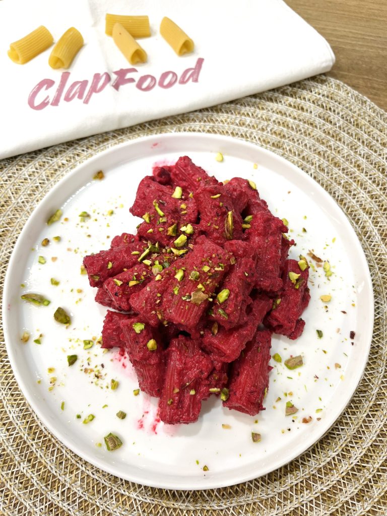 Pink Heart Pasta for Valentine's Day