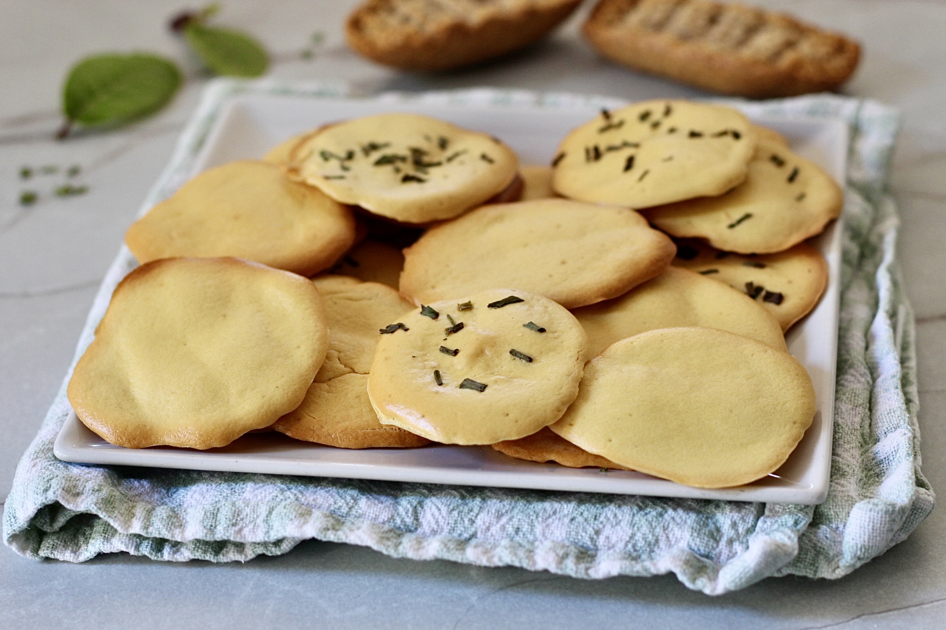 Chickpea Flour Chips: Not Fried, Crunchy, Economical, and Healthy.