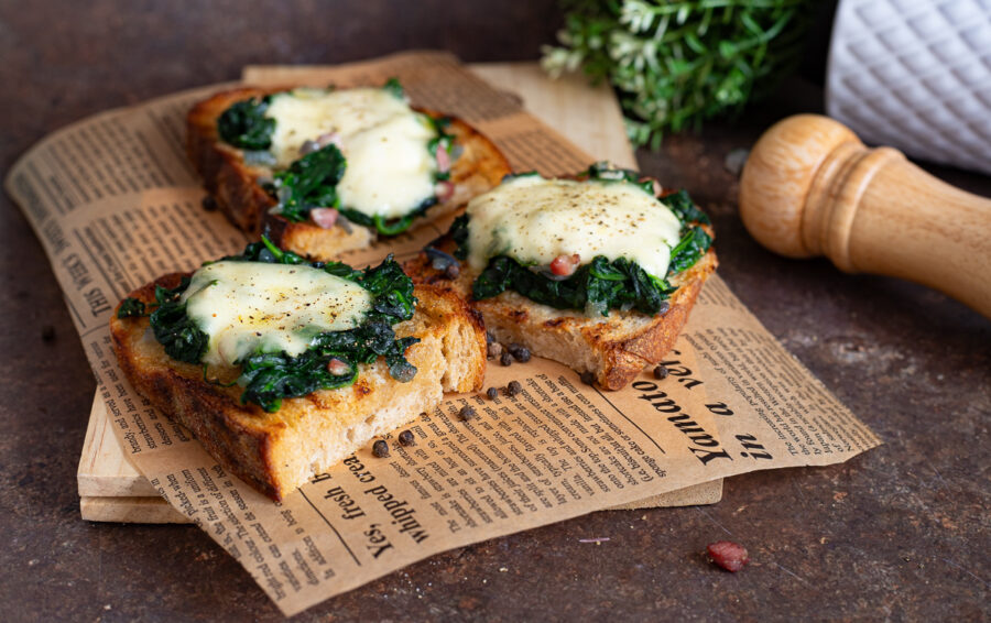 Spinach Bruschetta