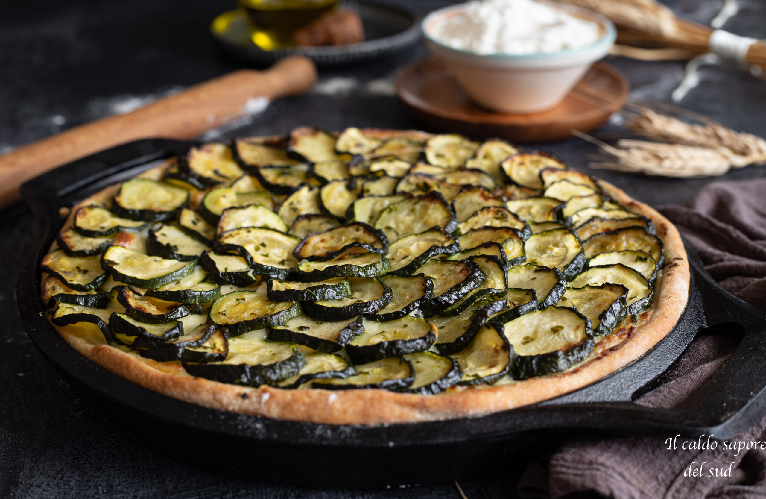 Zucchini and Potato Savory Tart